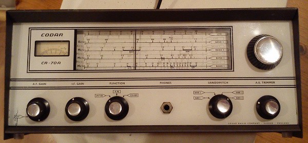 G4HHJ - Codar CR70A Valve HF Receiver